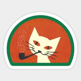 the coolest cat Sticker